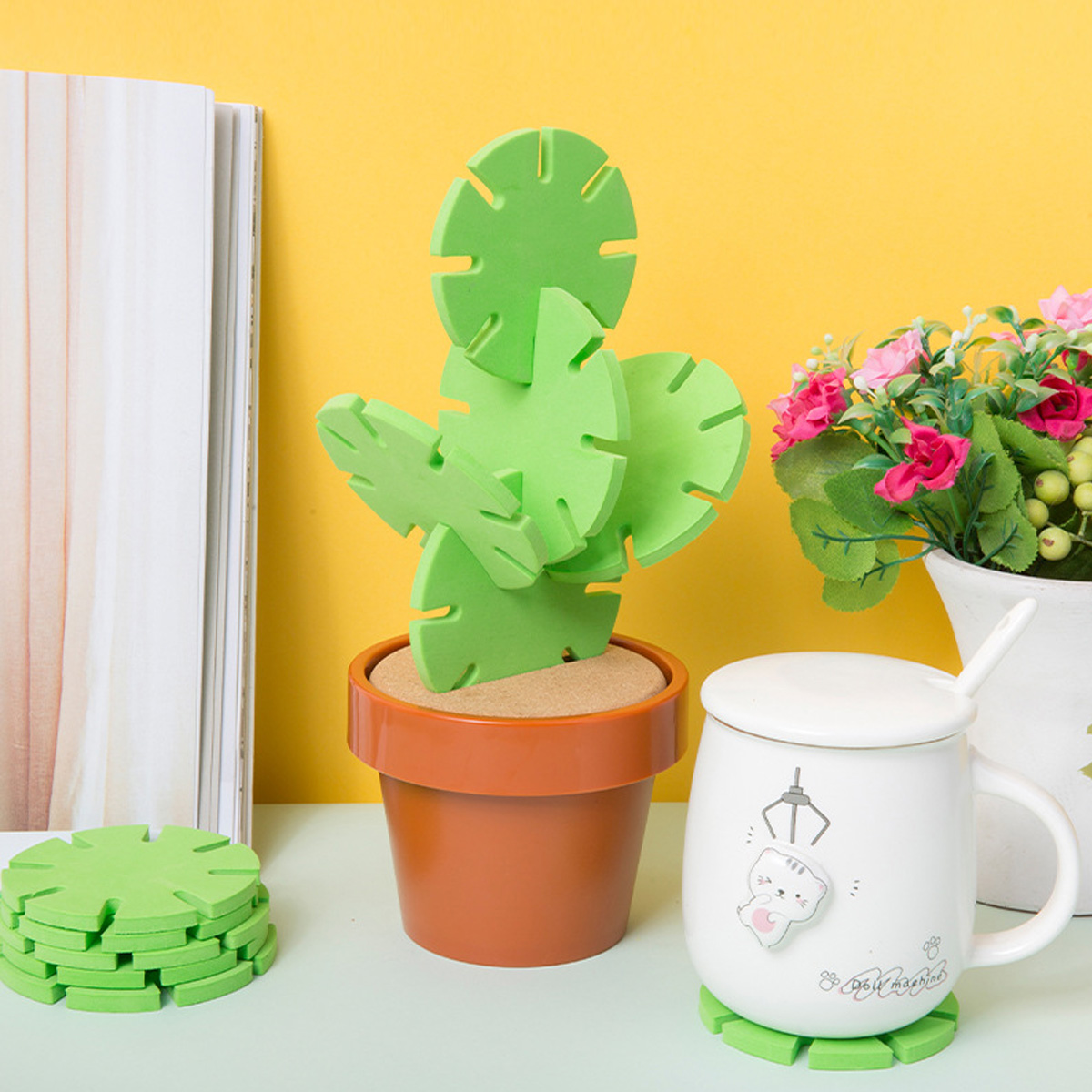 Cactus Coaster Set